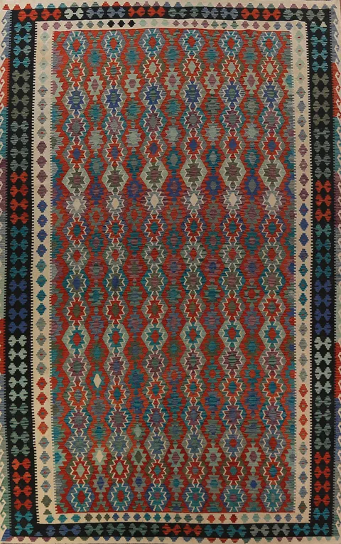 South Western Style Kilim Oriental Large Rug 10x16