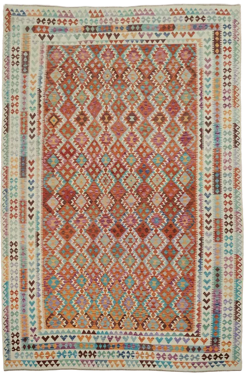 South Western Style Kilim Oriental Large Rug 10x16