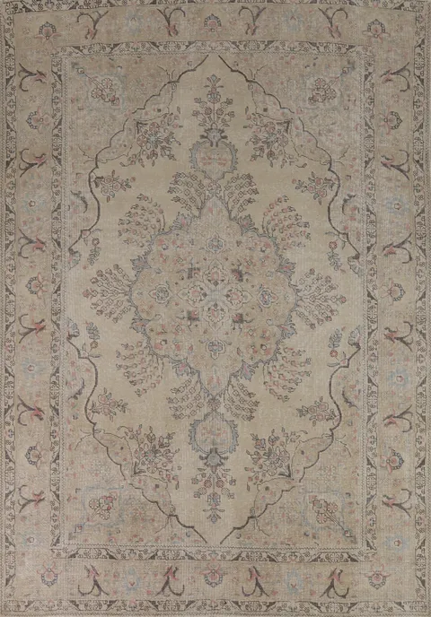 Handmade Floral Tabriz Persian Area Rug 8x11