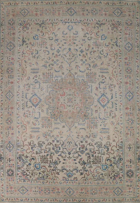 Handmade Wool Tabriz Persian Area Rug 8x11