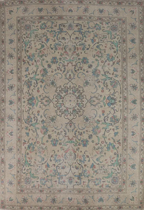 Handmade Wool Tabriz Persian Area Rug 8x11
