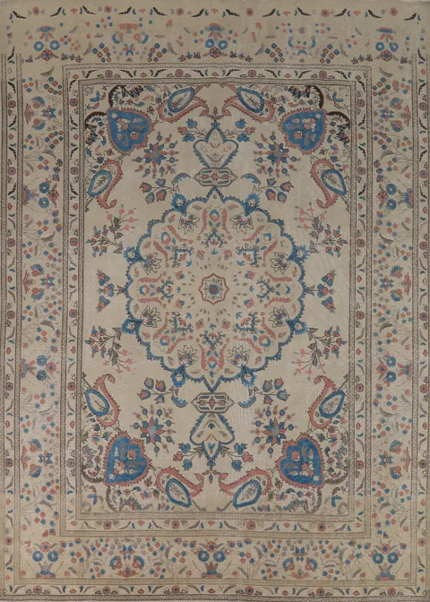 Handmade Wool Tabriz Persian Area Rug 8x11