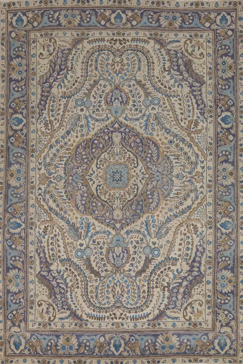 Handmade Wool Tabriz Persian Area Rug 6x9