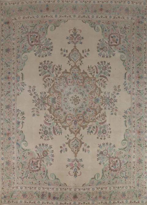 Handmade Wool Tabriz Persian Area Rug 10x12
