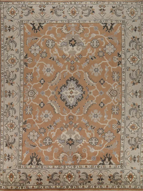 Handmade Wool Oushak Indian Area Rug 8x10