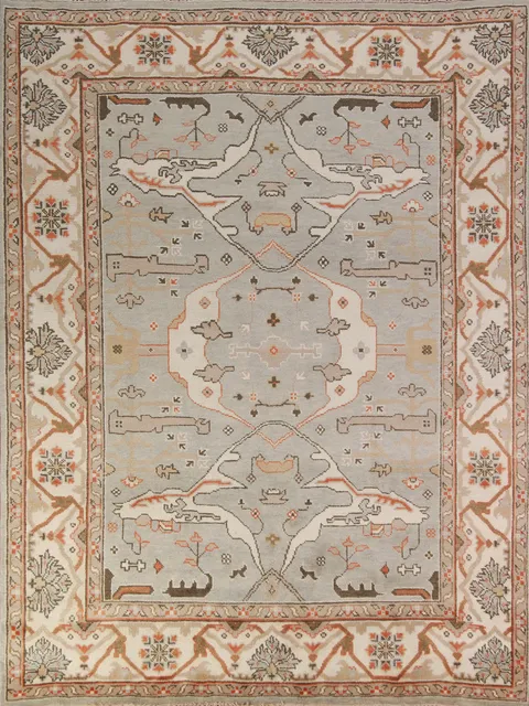 Handmade Oushak Indian Area Rug 8x10