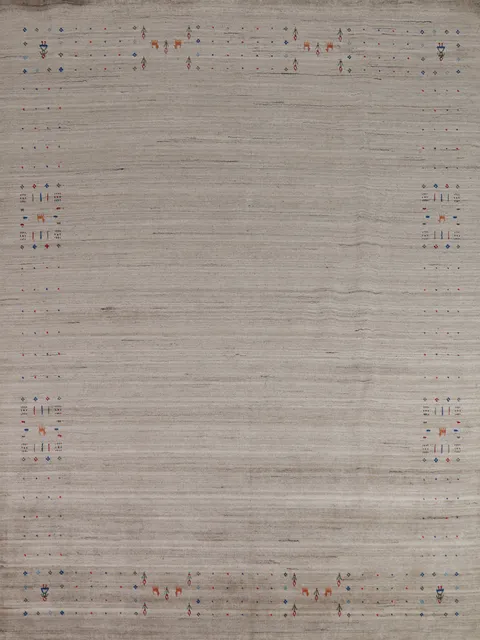 Tribal Wool Gabbeh Indian Area Rug 8x10