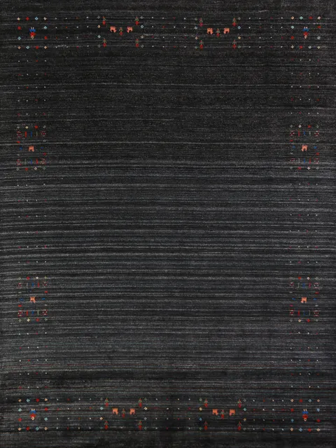Silk Gabbeh Indian Area Rug 8x10