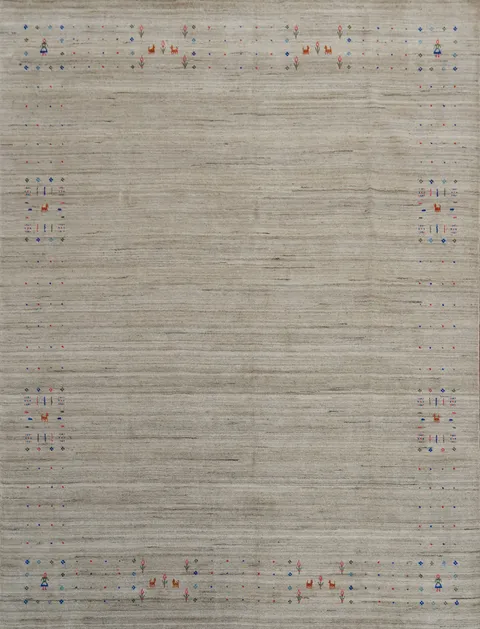 Tribal Wool Gabbeh Indian Area Rug 8x10