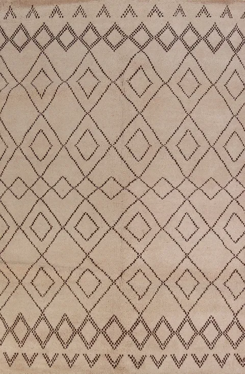 All-Over Moroccan Trellis Oriental Area Rug 5x8
