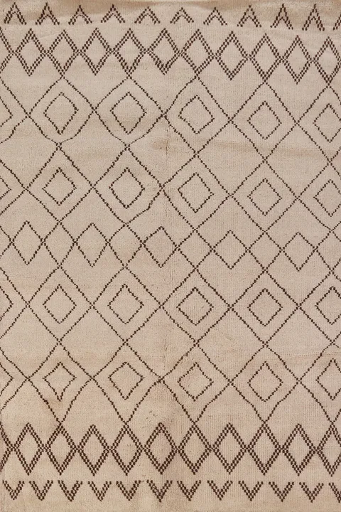 All-Over Moroccan Trellis Oriental Area Rug 5x8