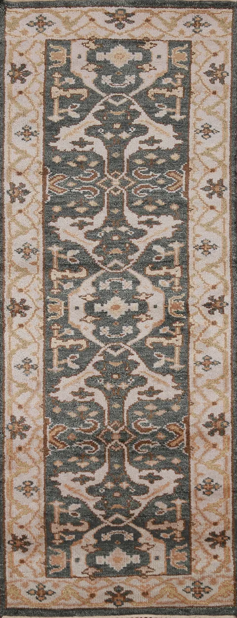 All-Over Oushak Oriental Runner Rug 3x8