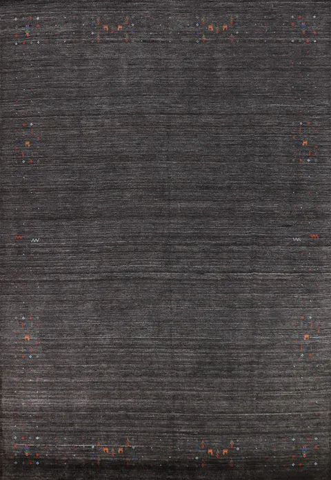 Handmade Silk Gabbeh Oriental Area Rug 9x12