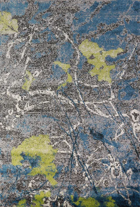Modern Abstract Transitional Turkish Rug 4x6