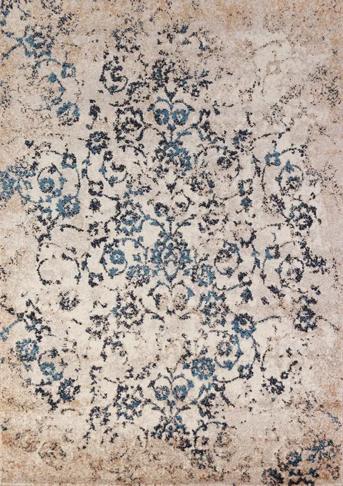 Floral Transitional Turkish Oriental Rug 4x6