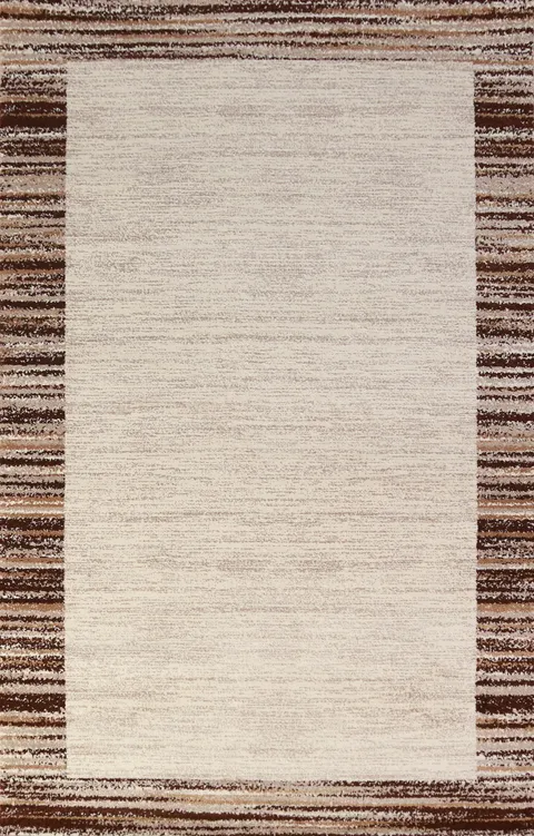 Ivory Transitional Oriental Area Rug 5x8