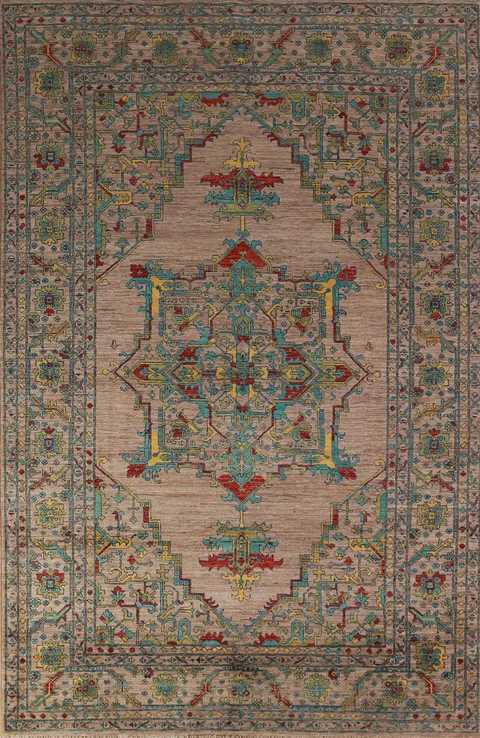 Vegetable Dye Ziegler Oriental Area Rug 7x10