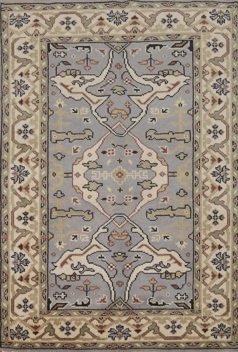 Handmade Oushak Oriental Accent Rug 4x6