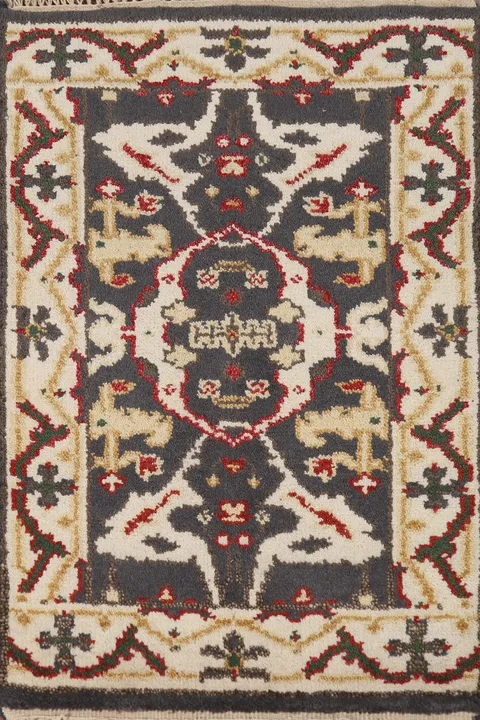 Handmade Oushak Oriental Foyer Rug 2x3