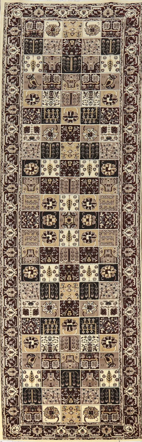 Garden Design Bakhtiari Turkish Rug 3x13