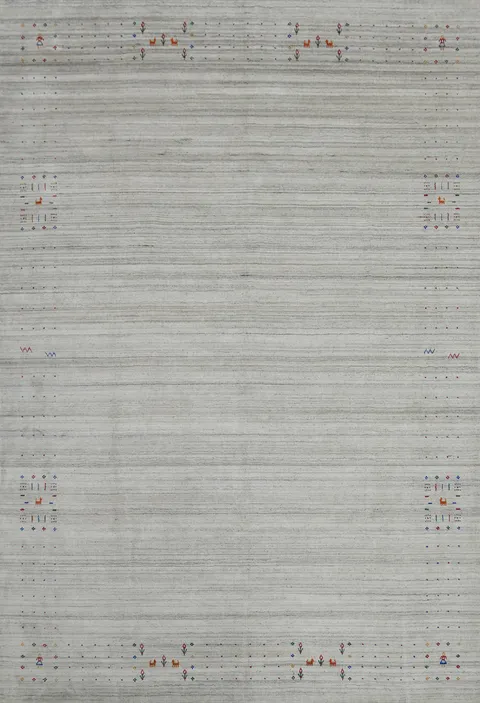Wool Gabbeh Oriental Area Rug 9x13