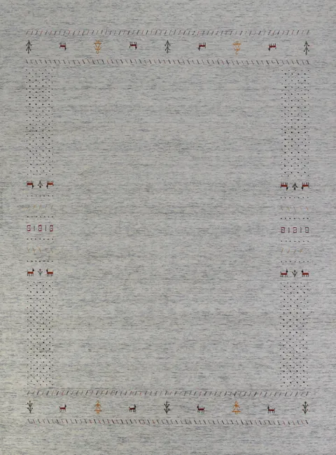 Handmade Wool Gabbeh Indian Area Rug 8x10