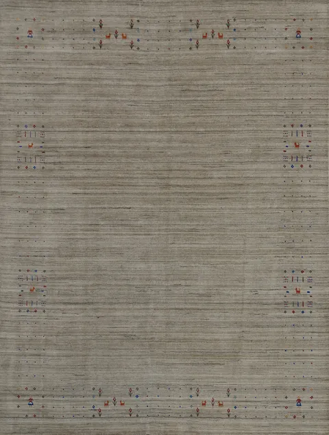 Handmade Wool Gabbeh Indian Area Rug 8x10