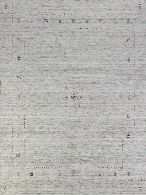 Tribal Wool Gabbeh Indian Area Rug 8x10