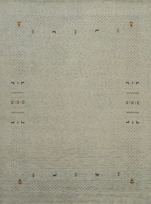 Tribal Wool Gabbeh Indian Area Rug 8x10