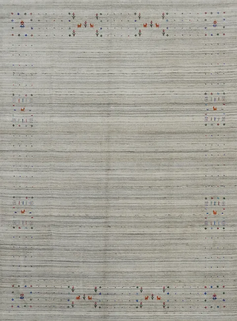 Handmade Wool Gabbeh Indian Area Rug 8x10