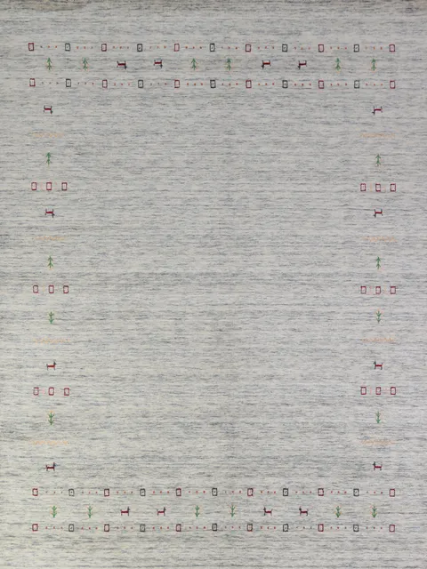 Tribal Gabbeh Indian Area Rug 8x10