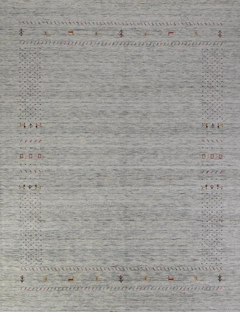 Handmade Wool Gabbeh Indian Area Rug 8x10