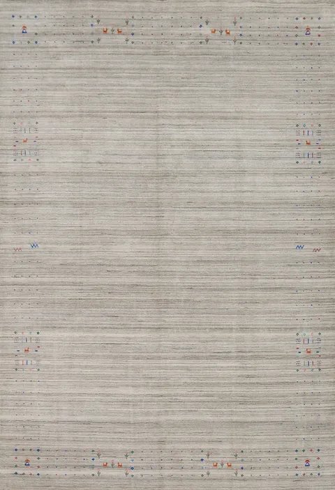 Tribal Gabbeh Indian Area Rug 9x12