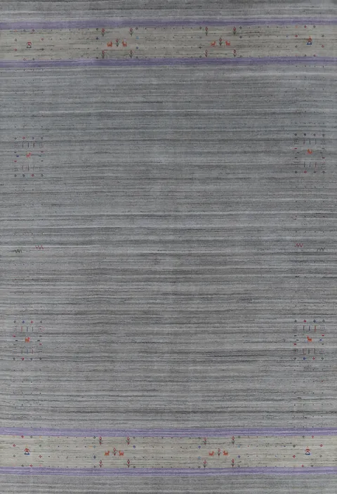 Handmade Wool Gabbeh Indian Area Rug 9x12