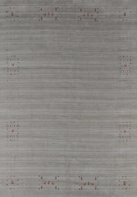 Handmade Wool Gabbeh Indian Area Rug 8x10