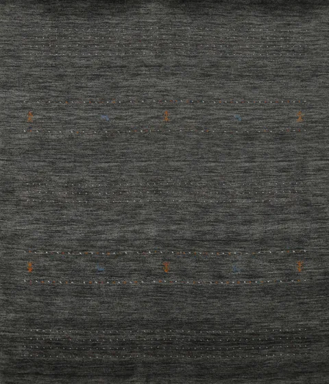 Square Wool Gabbeh Indian Area Rug 7x7