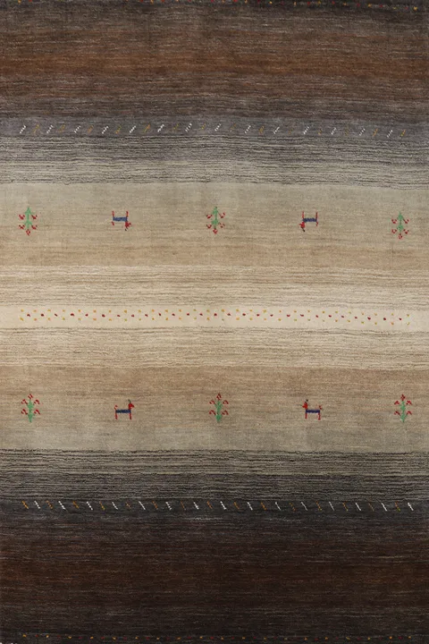 Tribal Gabbeh Indian Rug 4x6