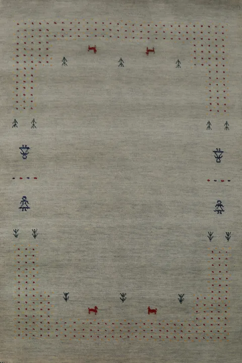 Tribal Gabbeh Indian Rug 4x6