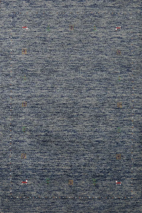 Blue Handmade Tribal Gabbeh Indian Rug 4x6