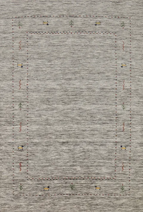 Tribal Wool Gabbeh Oriental Rug 4x6