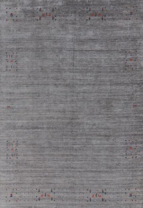 Handmade Gabbeh Indian Area Rug 9x12