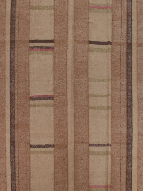 Earth Tone Jute Modern Kilim Vegetable Dye Area Rug 8x10