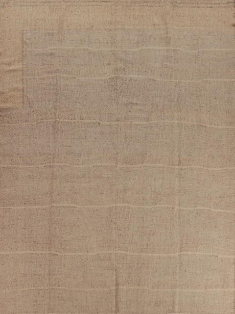 Earth Tone Brown Jute Kilim Oriental Area Rug 10x11