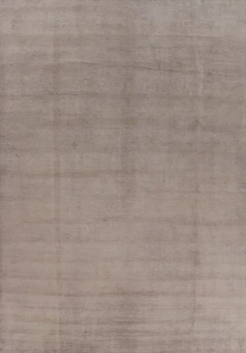 Vegetable Dye Wool Taupe Gabbeh Persian Area Rug 10x13