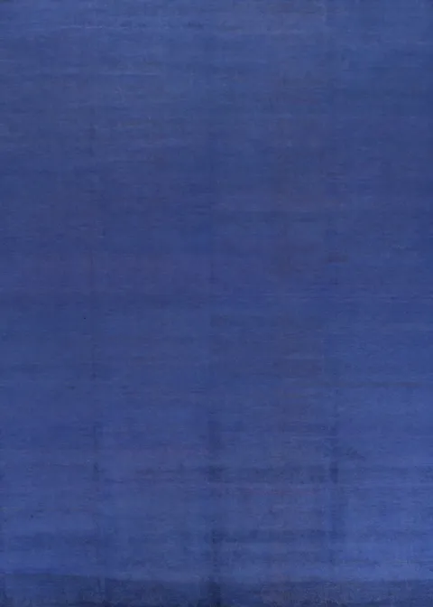 Royal Blue Handmade Gabbeh Vegetable Dye Area Rug 9x12