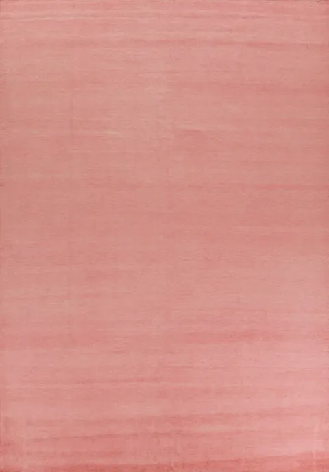 Coral Pink Modern Vegetable Dye Gabbeh Persian Area Rug 9x12