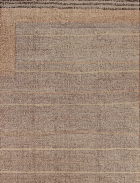 Flat Weave Jute Kilim Turkish Area Rug 8x10