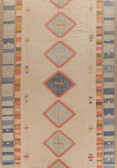 Contemporary Jute Kilim Turkish Area Rug 10x13