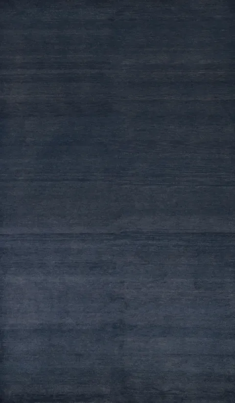 Navy Blue Vegetable Dye Gabbeh Persian Area Rug 5x10