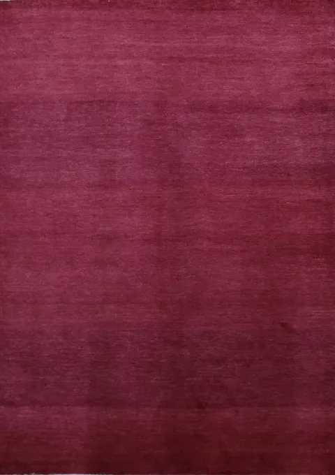 Dark Fuchsia Gabbeh Vegetable Dye Area Rug 6x9
